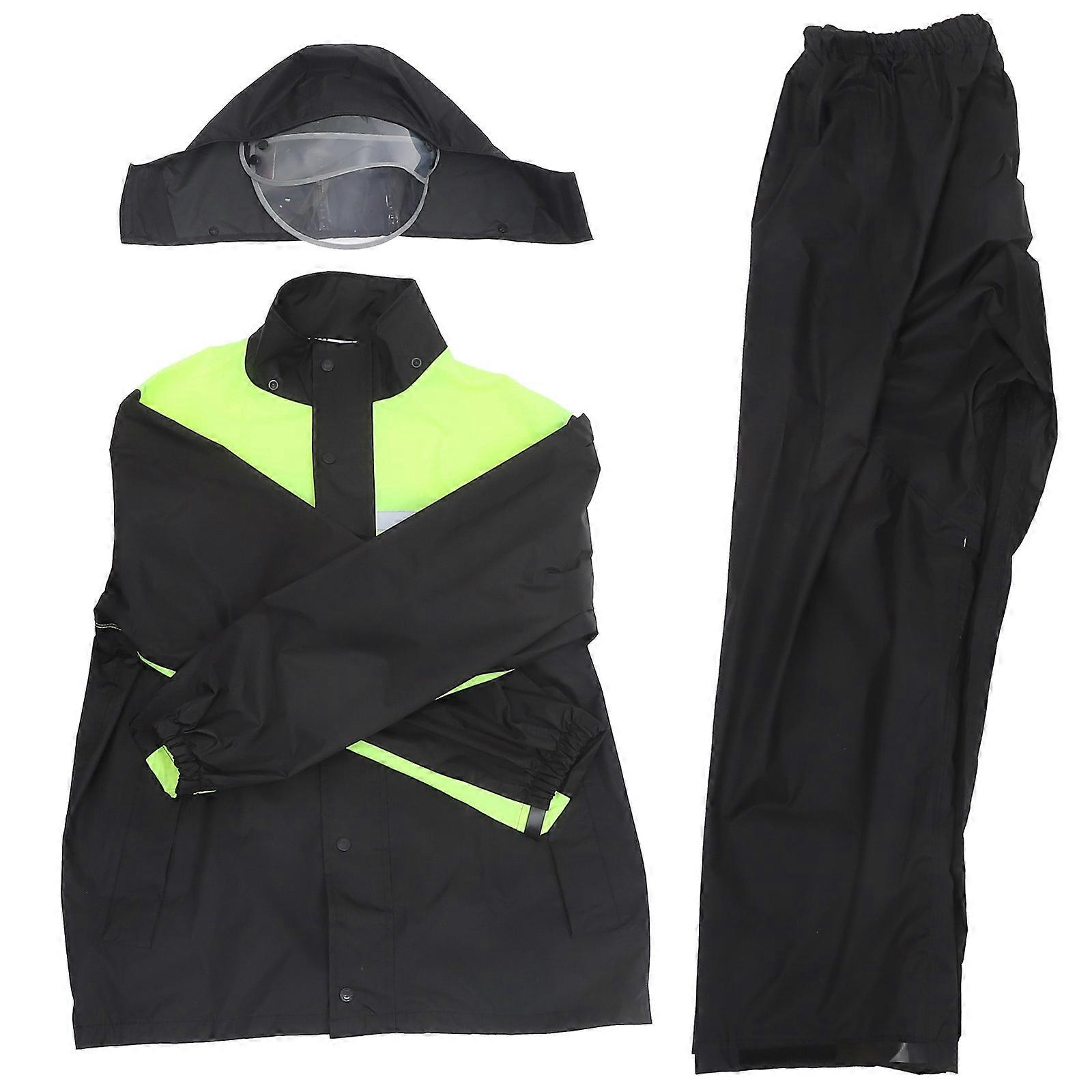 Motorcycle Rain Gear Set Protective Rain Suit For Men In Assorted Color Featuring Rain Protection Ideal For Outdoor Use