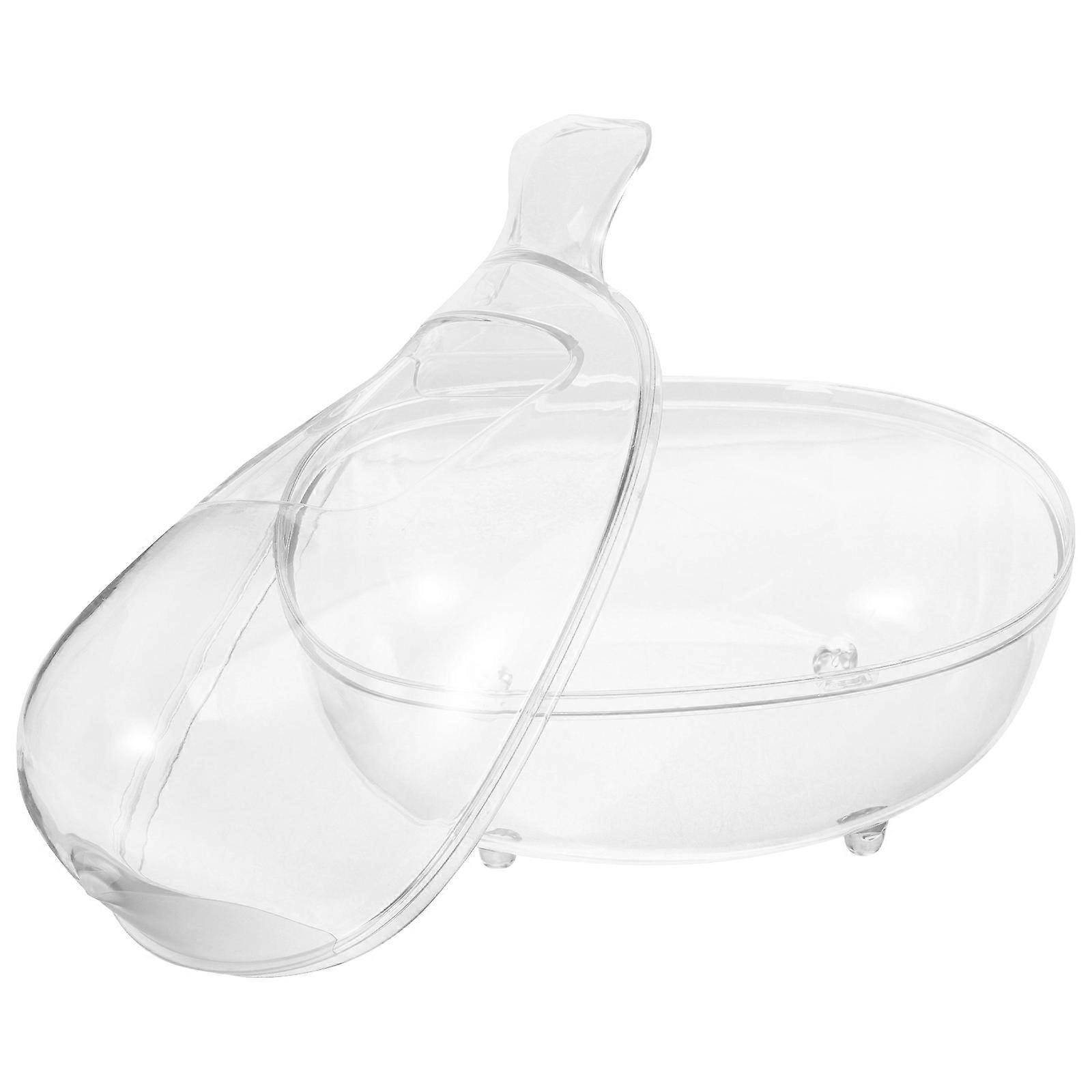 Transparent Hamster Bathtub with Smooth Edges for Small Pets – Easy Open Sand Bath Container and Gerbil Toilet, Safe and Joyful Cage Accessory