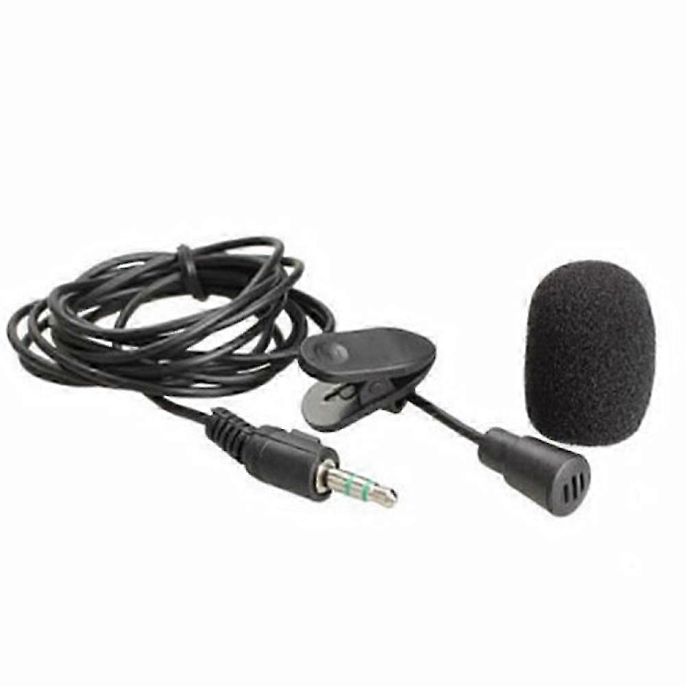 2025 3.5mm Wired Lapel Clip Omnidirectional Microphone Lavalier Mic for Loudspeaker