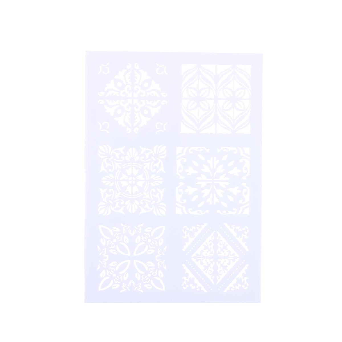 Plastic Painting Stencils Layering Design for School Project Use 1Set
