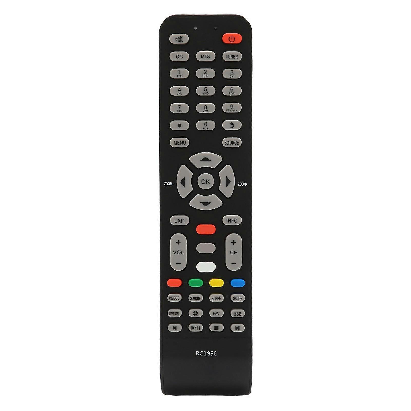 Universal Replacement Remote for TCL RC199E TV - Durable, Easy Setup, Big Buttons