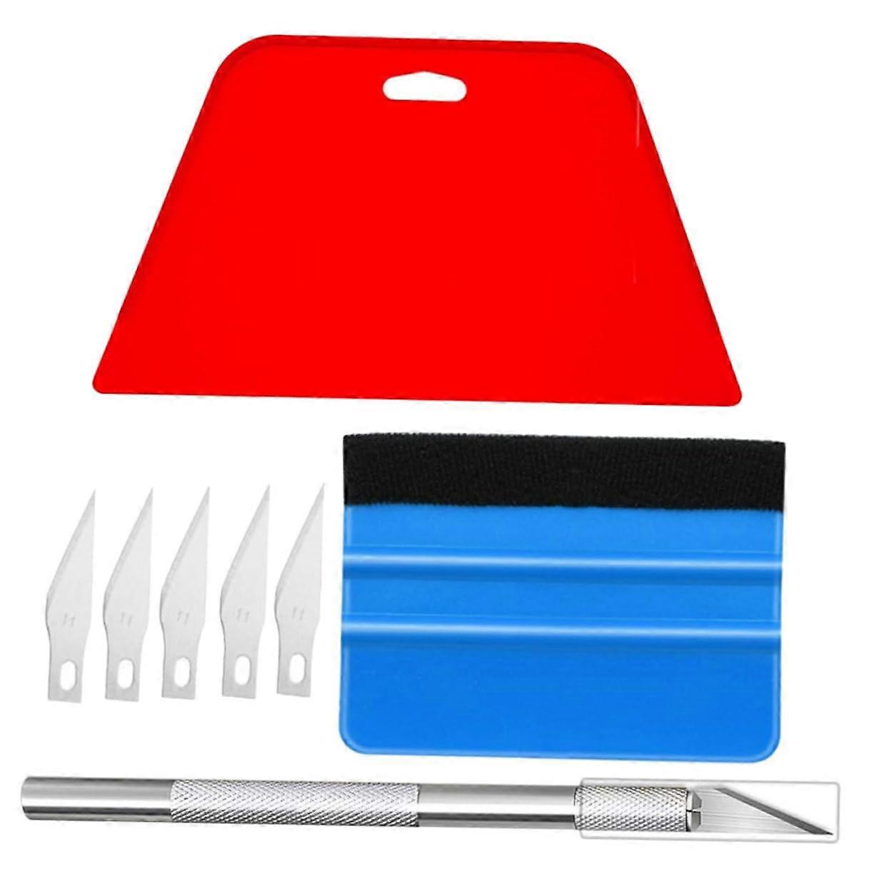 1 Set of Automotive Window Tinting Tool Kit, Vinyl Wrap Applicator Tool Set, Car Tinting Film Kit, Aluminum Alloy Tinting Tools