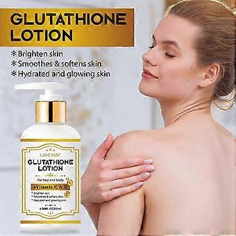 200ml Glutathione Brightening Body Lotion, Anti-Aging Firming Moisturiser Body Lotion for Dry Skin, Venature Glutathione 50x Whiten, Deep Hydration Sk