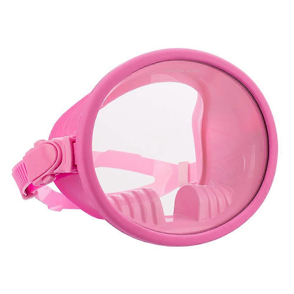 Snorkel Mask Diving and Snorkeling Mask Dry Snorkel Set AntiFog and AntiLeakage for Adults and Kids Pink