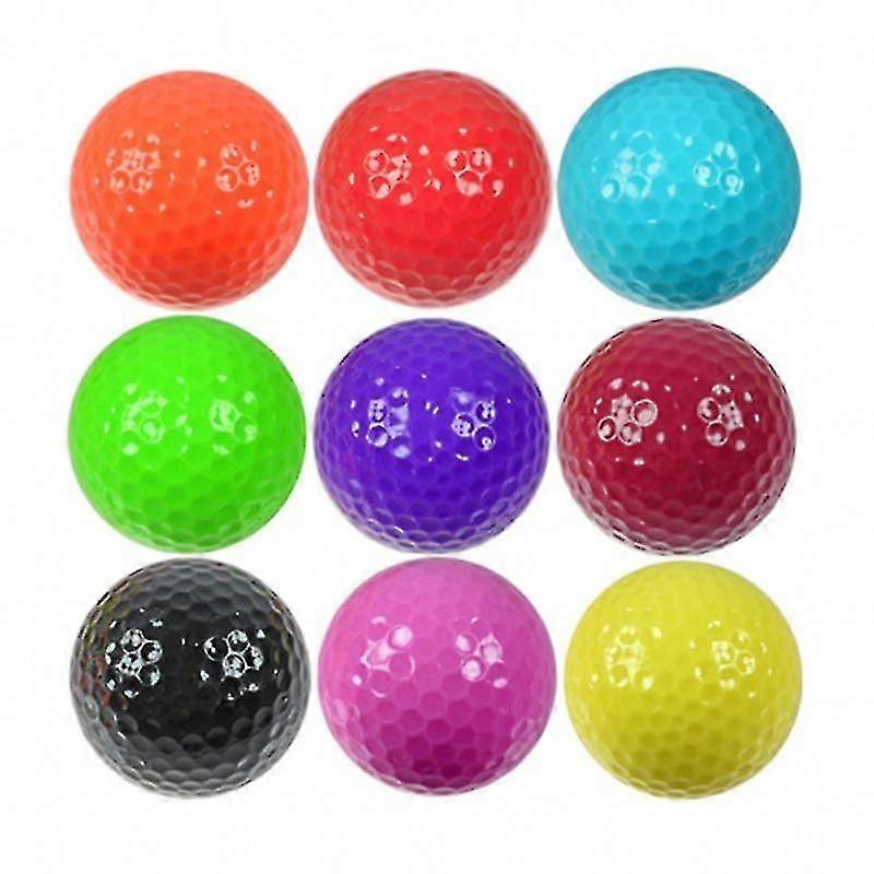 Rubber and Surlyn Practice Golf Balls for Training