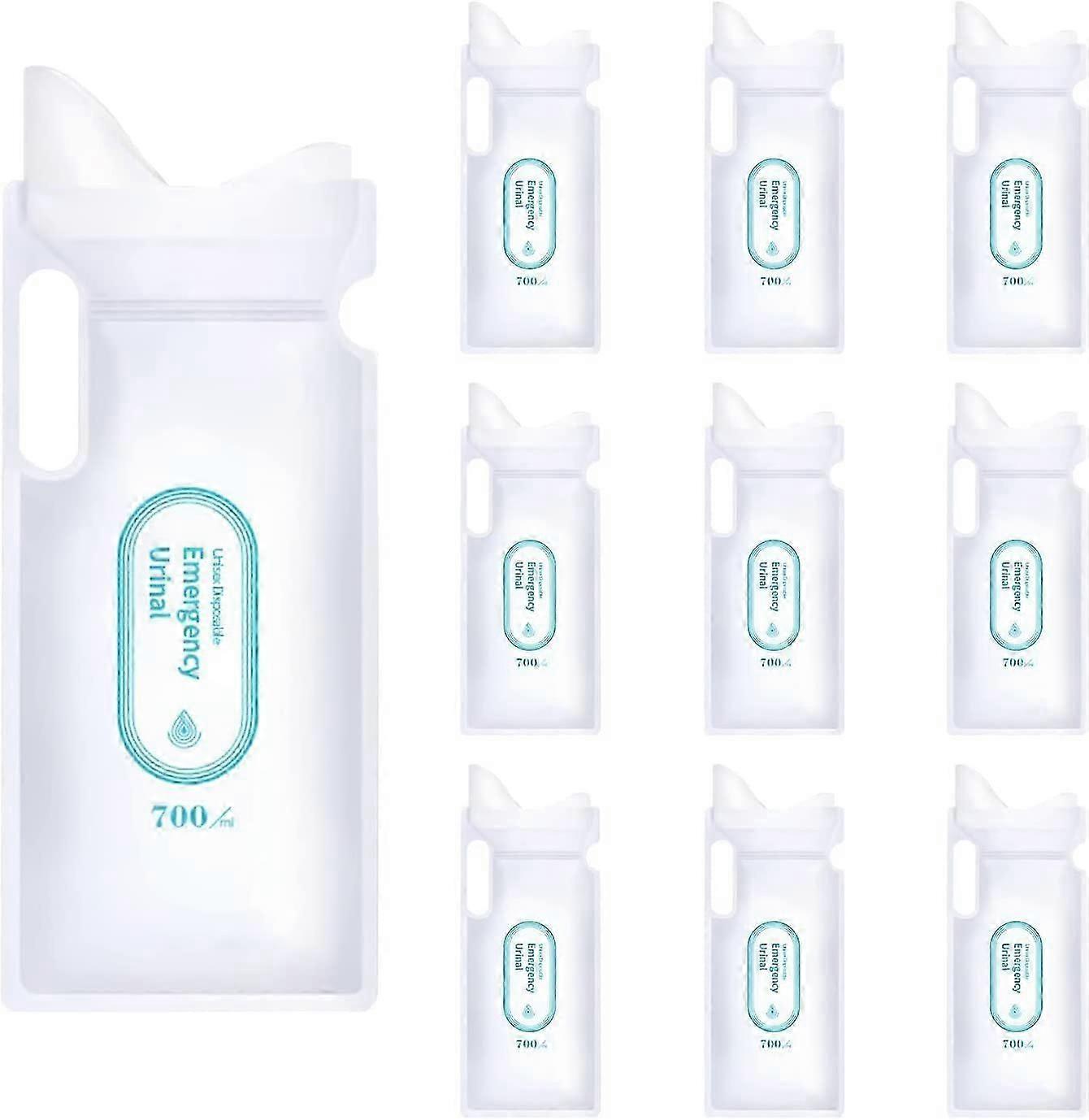 12-Pack 700ml Camping Urine Bags for Emergency Use