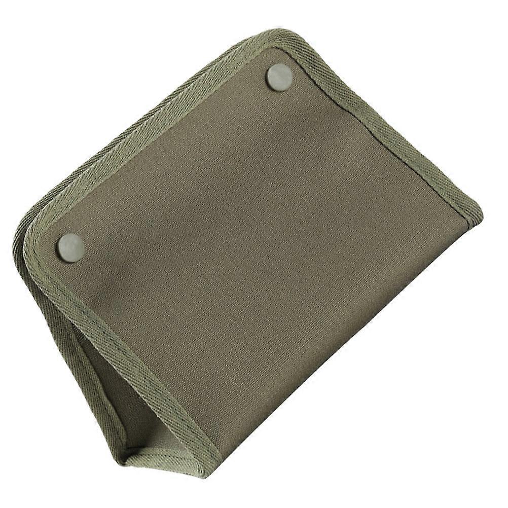 Tissue Box Holder Rectangular Tissue Container Outdoor Vehicle Use Grey Canvas 1Pc