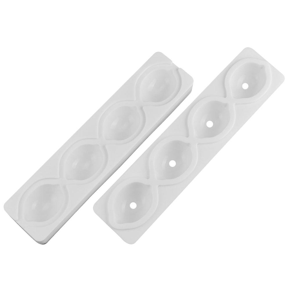 Food Grade Silicone Mold Cake Pan for Bakery and Hotel White Material with Heat Resistant Function Set of 4 Cavities