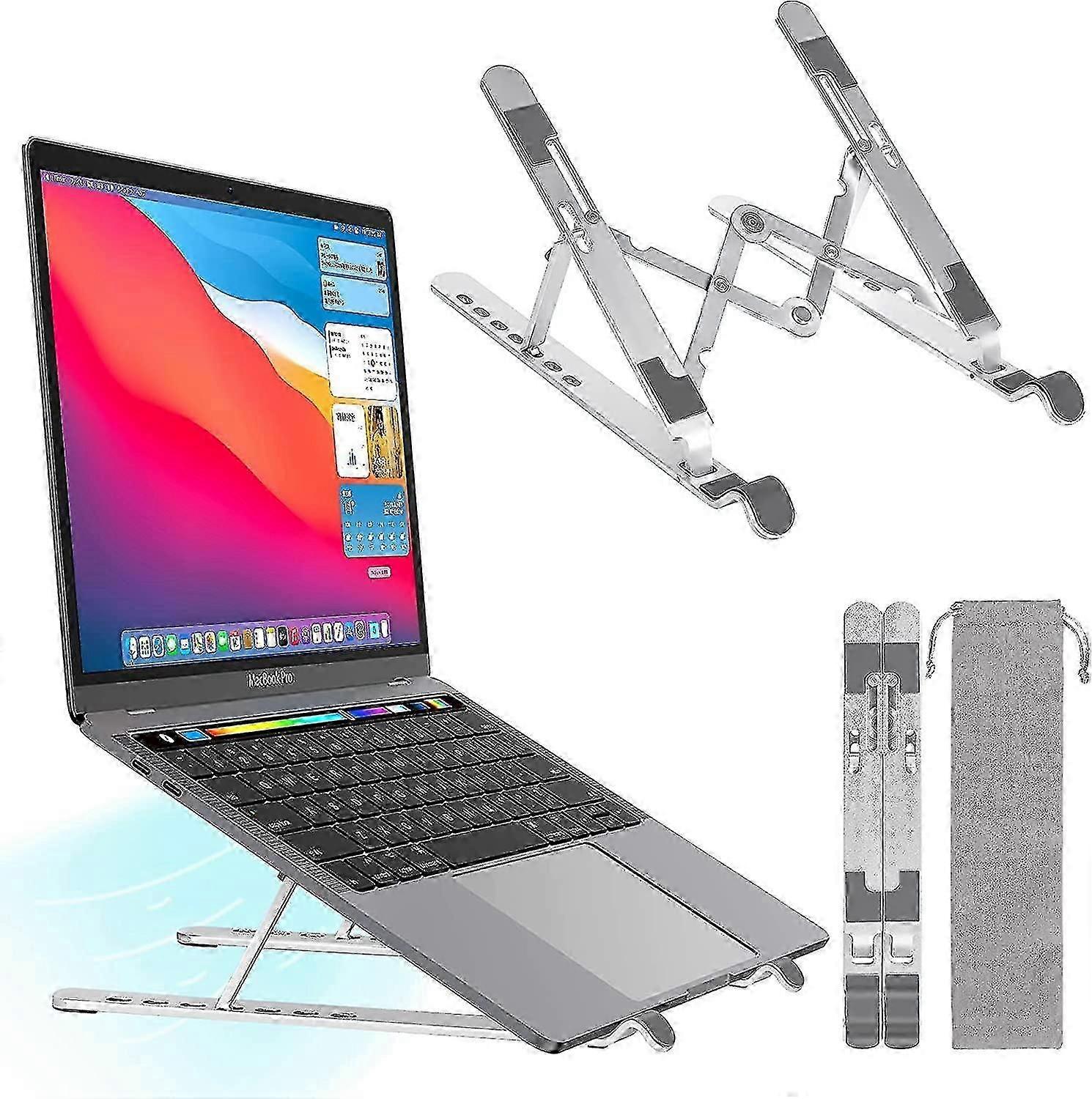 Notebook Computer Stand Laptop Stand, Heilwiy Height Adjustable Laptop Stand Portable Gift