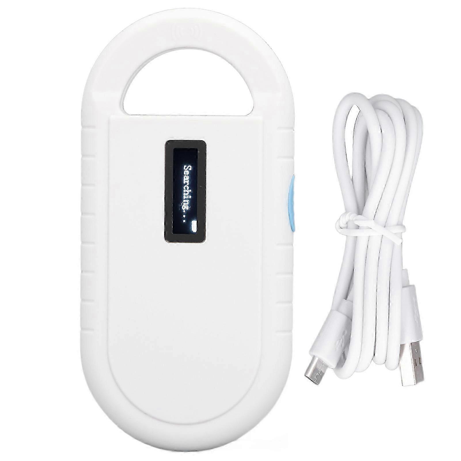Pet ID Microchip Scanner 134.2KHz USB Rechargeable Animal Card Reader with Storage Function for Pets
