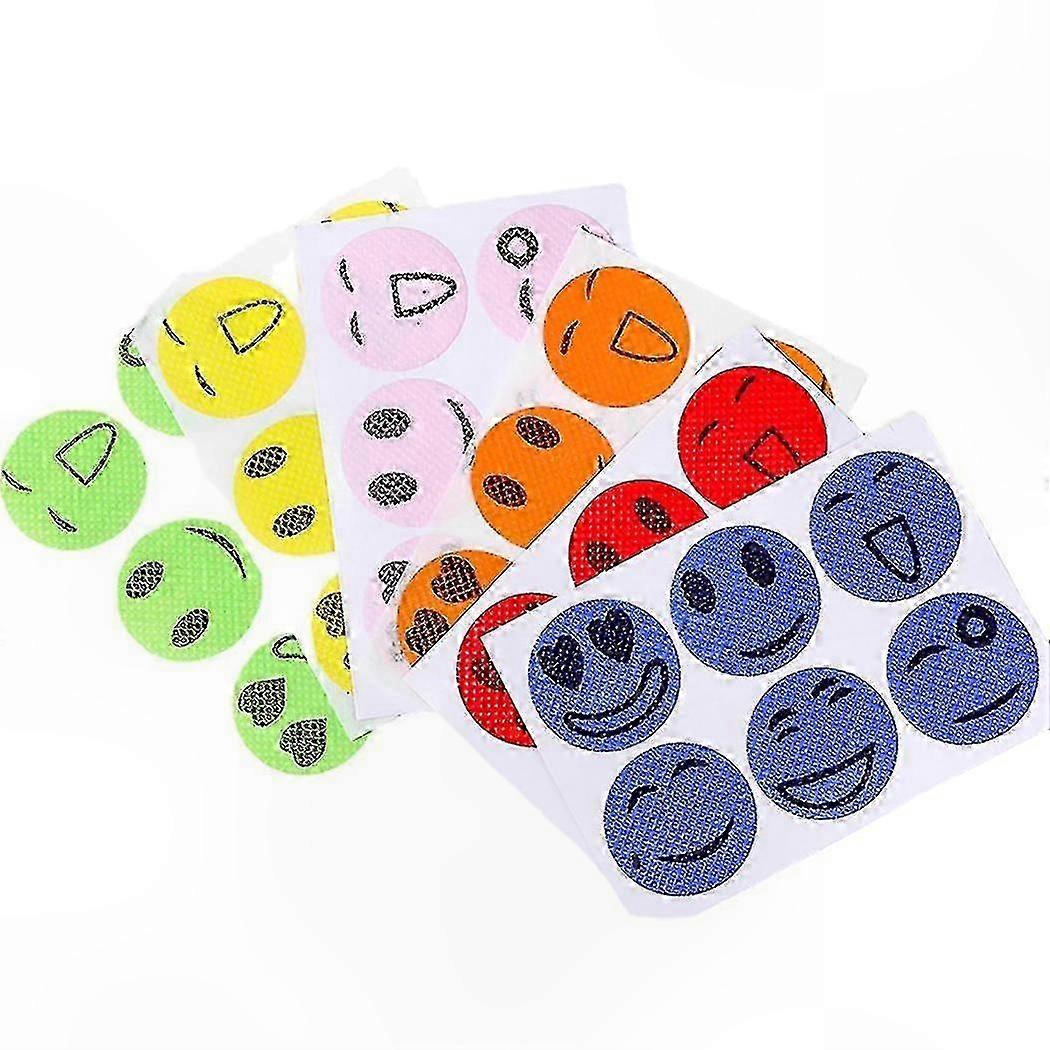 120-Pack Multi-Colored Stickers for Outdoor Mosquito Protection