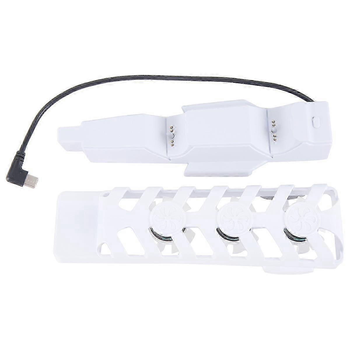 Console Cooling Fan for Slim Console Cooling Fan Gamepad Docking Charger Accessory Cooling Fan with RGB Light Effect
