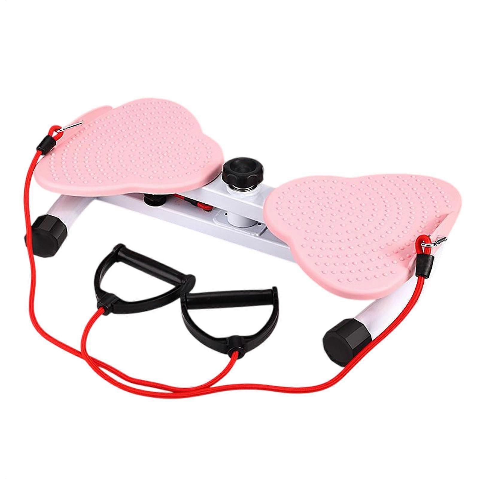 Twist Board For Exercise Waist Sculptor Twist Noiseless Home Gym Training Tool Foot Massage And Weight Loss Pink