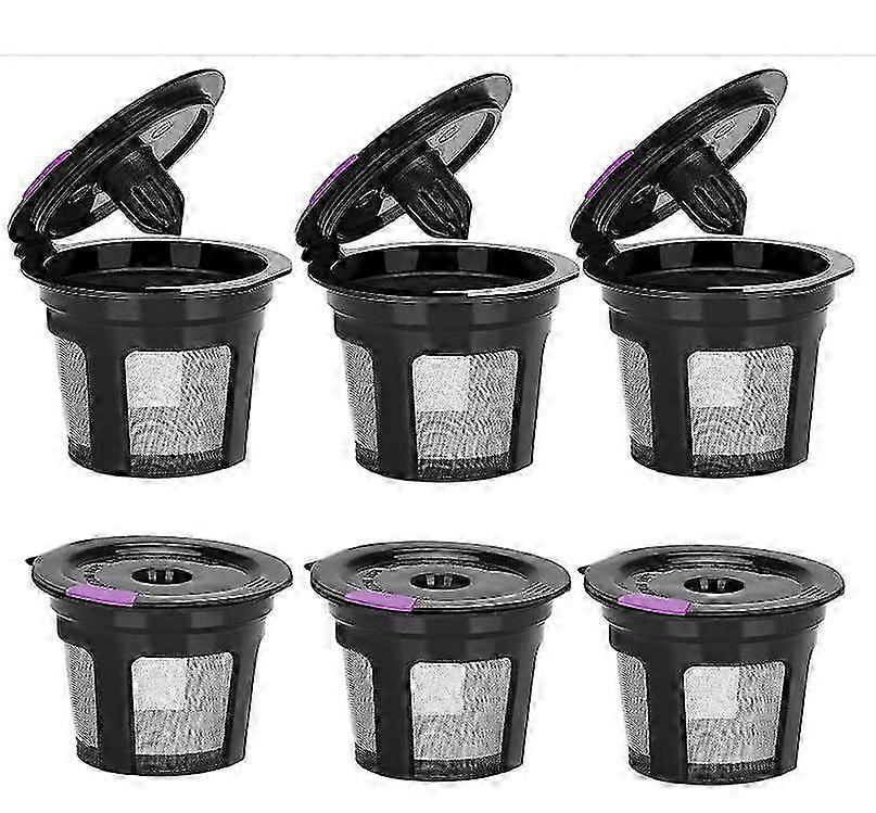 6pcs K CUP Coffee Filter Refillable Single K CUP