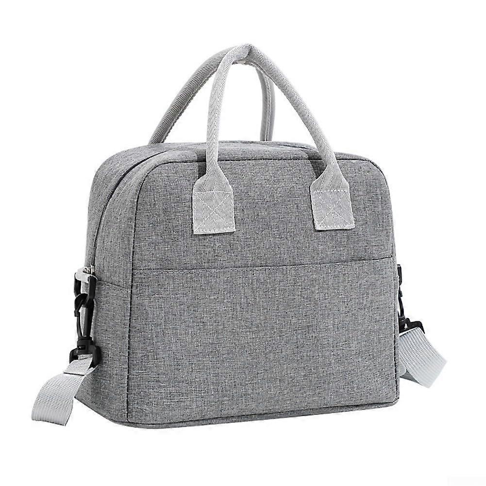 and Practical Portable Lunch Bag Insulation Technology Keeps Food Fresh Longer (Gray)