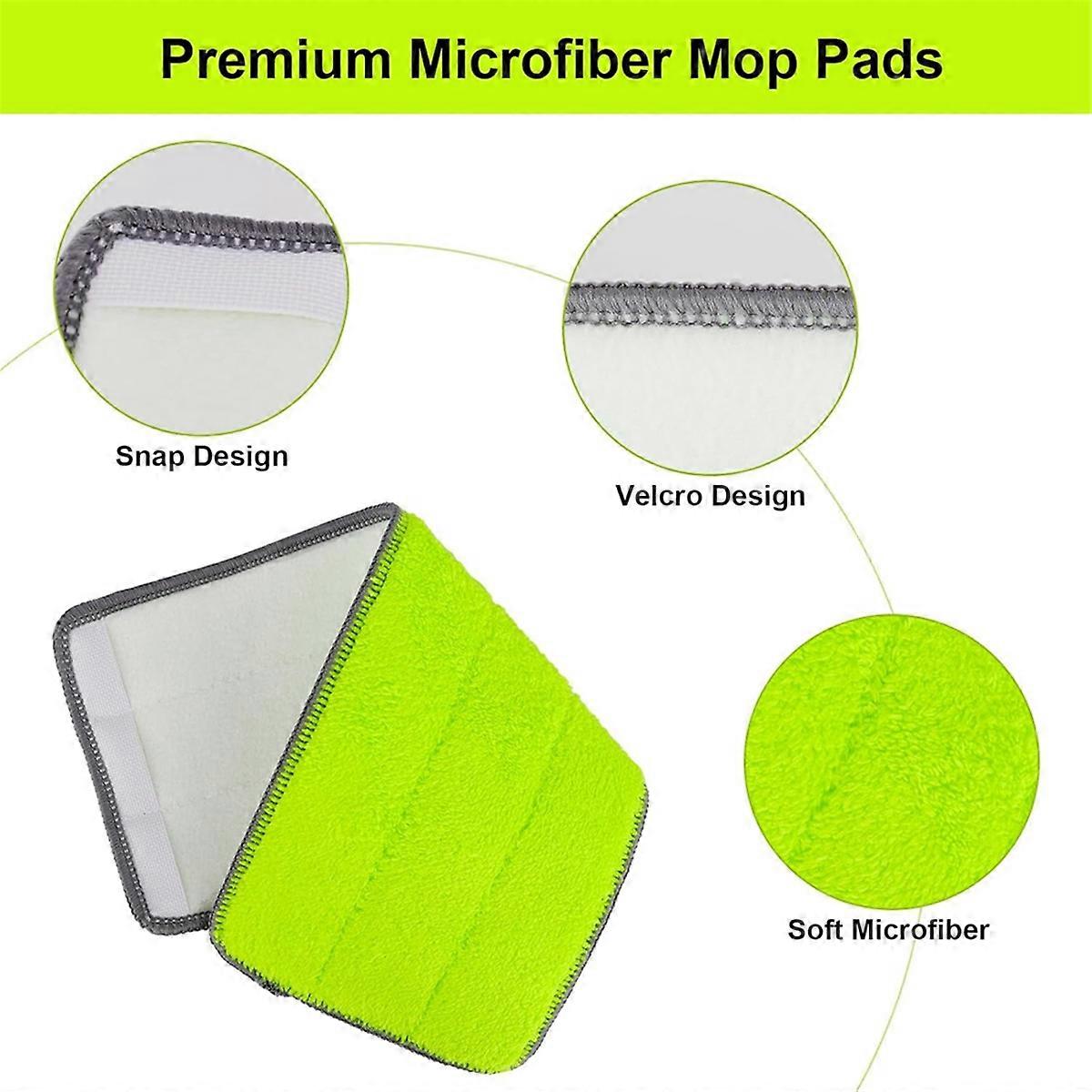 Replacement Microfiber Mop Pads for Rinse 'N Wring Mop 12 Pack