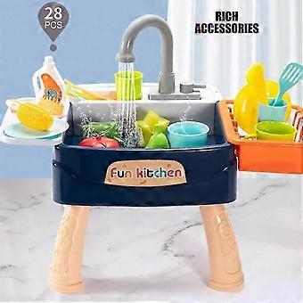 Kitchen Children's Dishwasher Table Toys Simulation Sink Children's Pretend Role-playing Toys