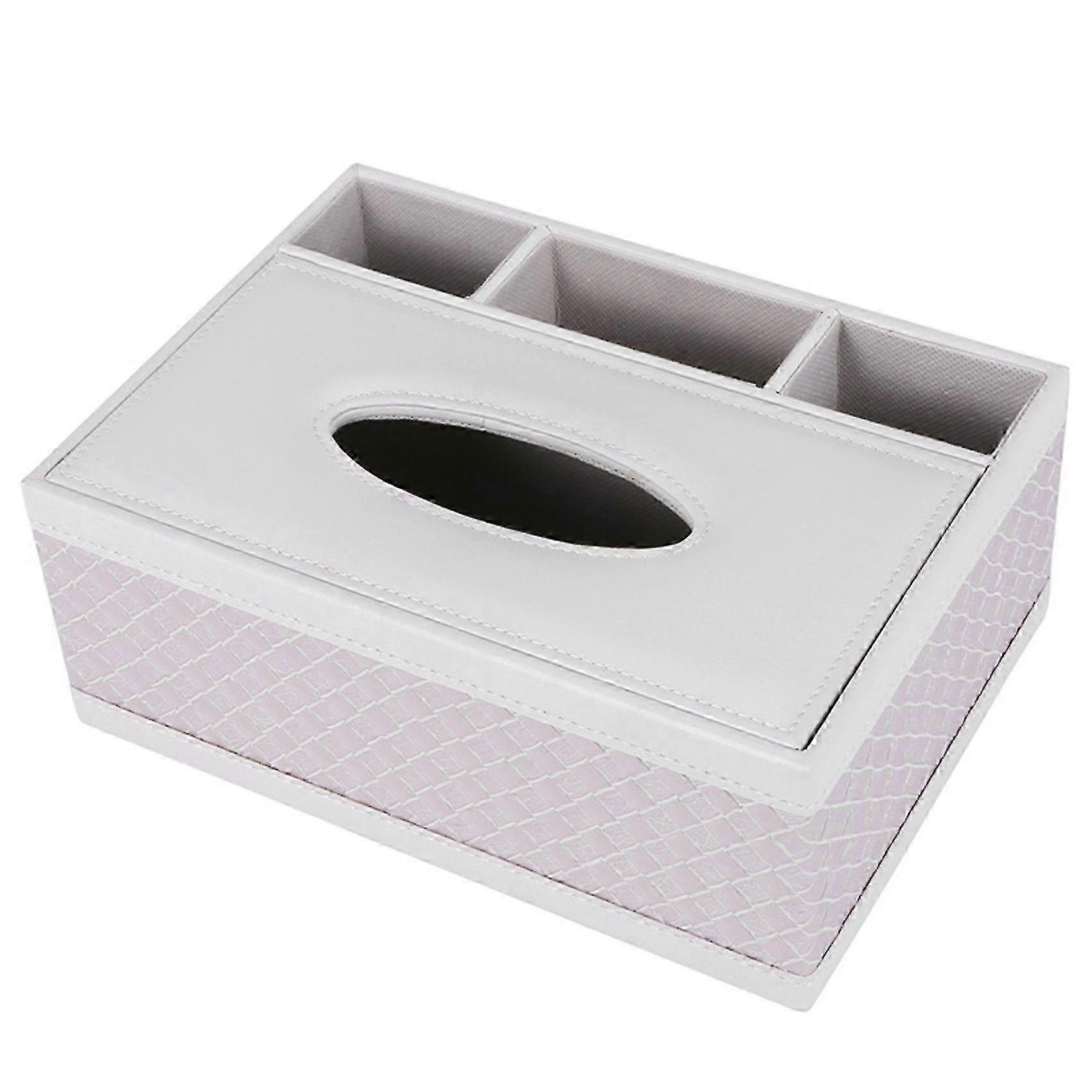 Multifunction Pu Leather Pen Pencil Remote Control Tissue Box Cover...
