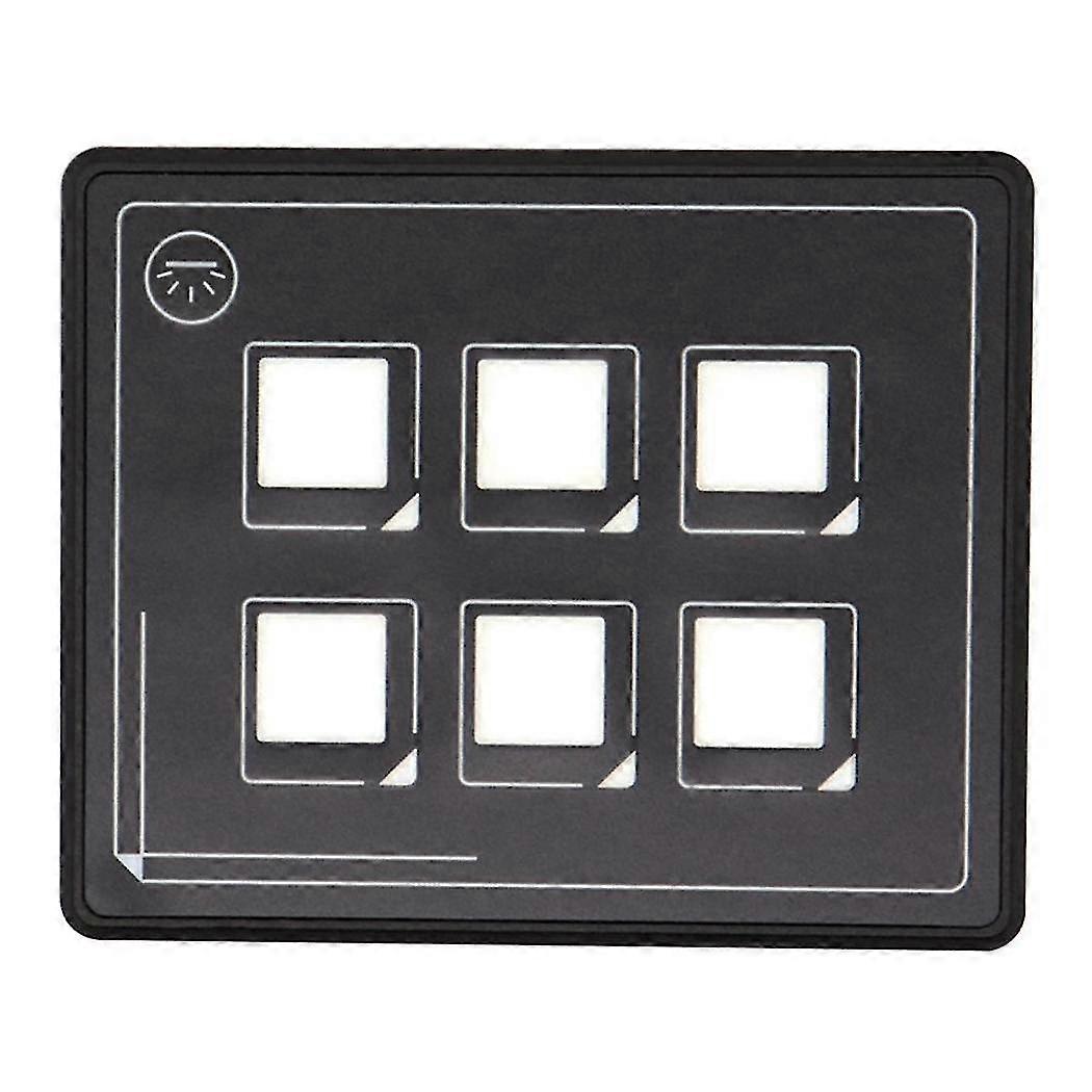 6-bit Bluetooth Switch Panel, Push Button Switch Auxiliary Panel, T...