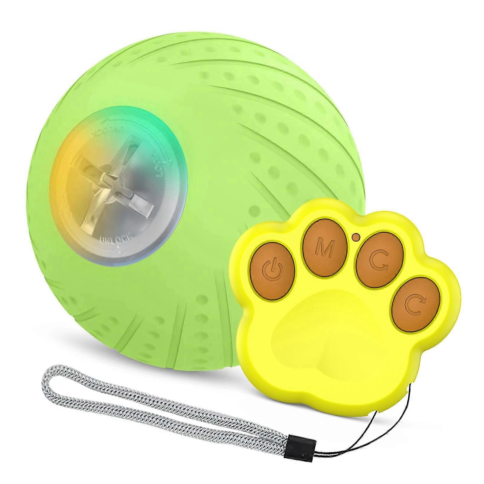 Interactive Pet Toy Ball 60mm, Remote Control, 4h Play, Blue