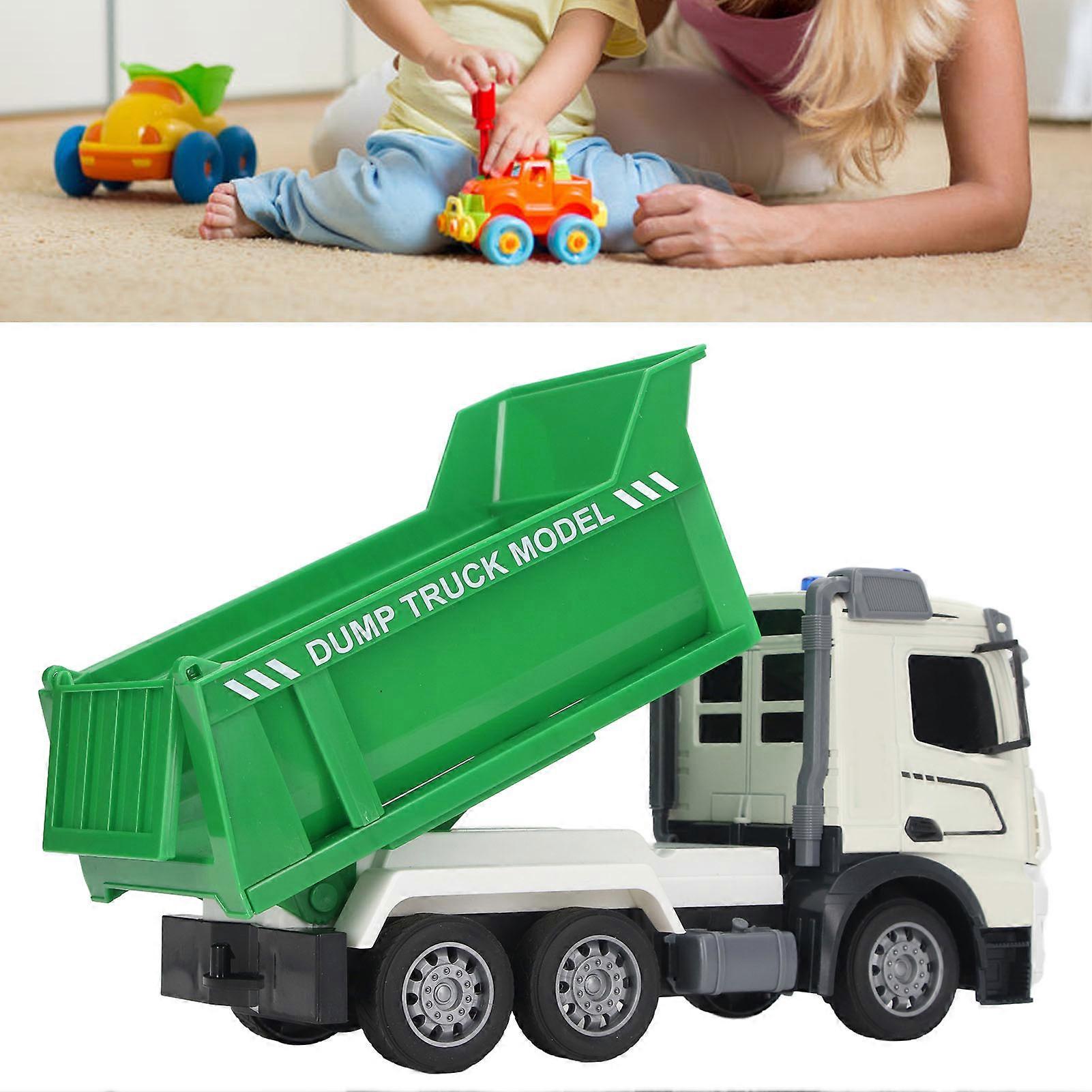 Rechargeable Remote Control Garbage Truck Toy with Light & Sound