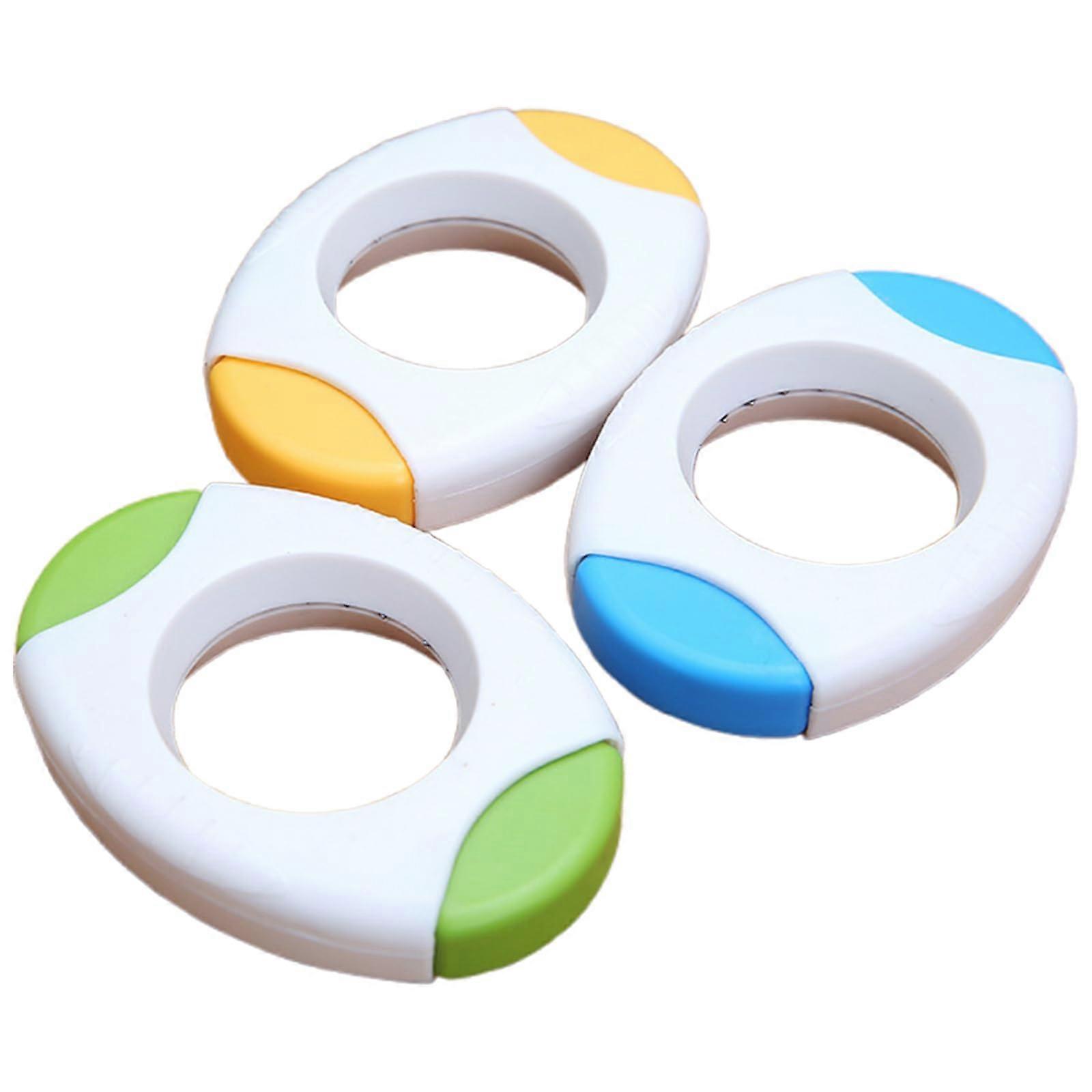 Egg Cutter 3Piece Multicolor Set Egg Shell Opener Topper Cutter For Boiled Eggs, ABS Stainless Steel, Easy To Use