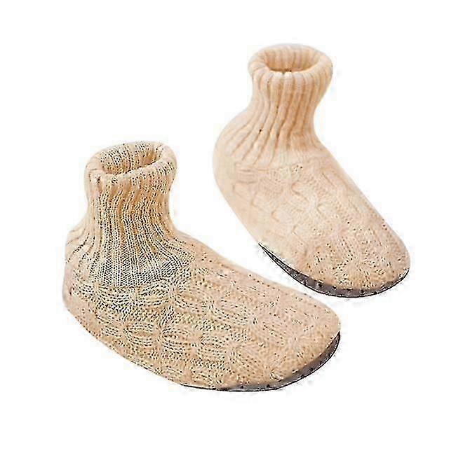 Slipper Socks For Women With Grippers, Fuzzy Womens Slipper Booties