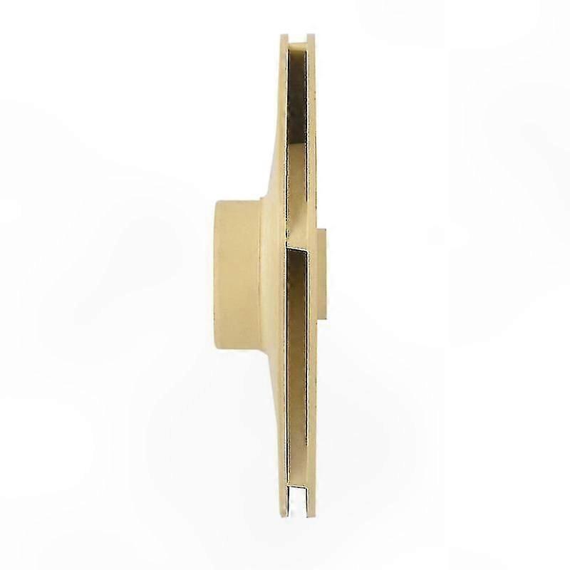 Self-Priming Centrifugal Pump Impeller, 130x12mm, Stainless Steel and PPO Plastic, Replacement Mechanical Parts for Water Systems