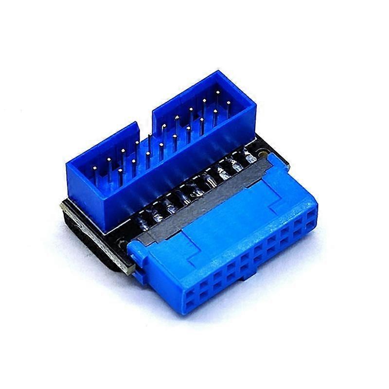USB Header Adapter USB3.2 GEN1 19Pin/20Pin Socket Steering Elbow Converter DIY Desktop Motherboard