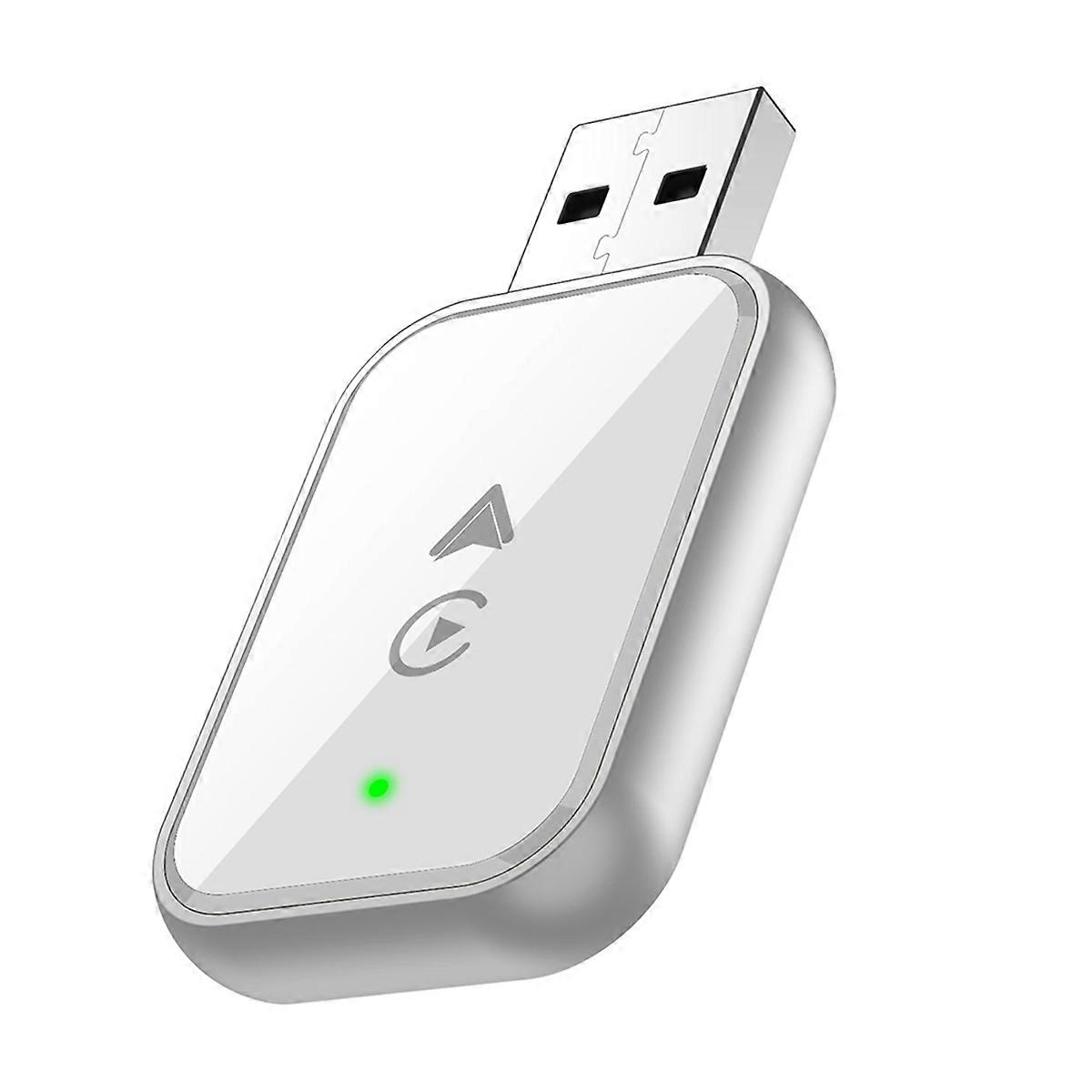 Wireless CarPlay Adapter for USB/USB-C, No Delay