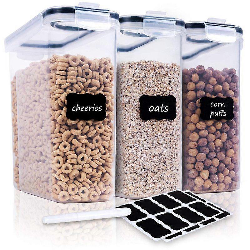 Cereal Containers Storage Set Airtight Large Dry Cereal Container