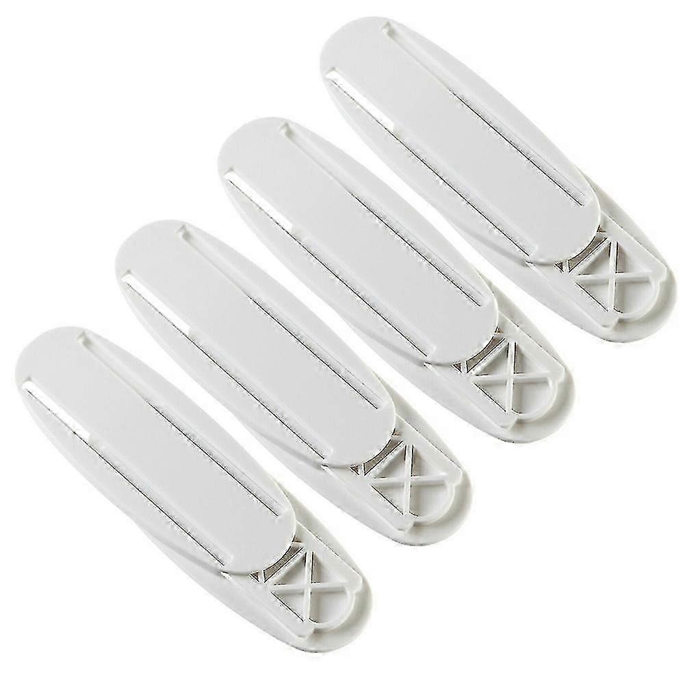 2025 4pcs Wall-mount Self Stick Power Strip Holder Fixator Socket Cable Fixer Rack