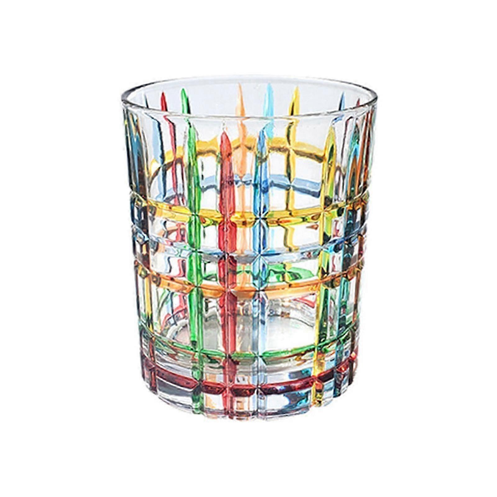 Lead Free Creative Painted Crystal Whiskey Glass