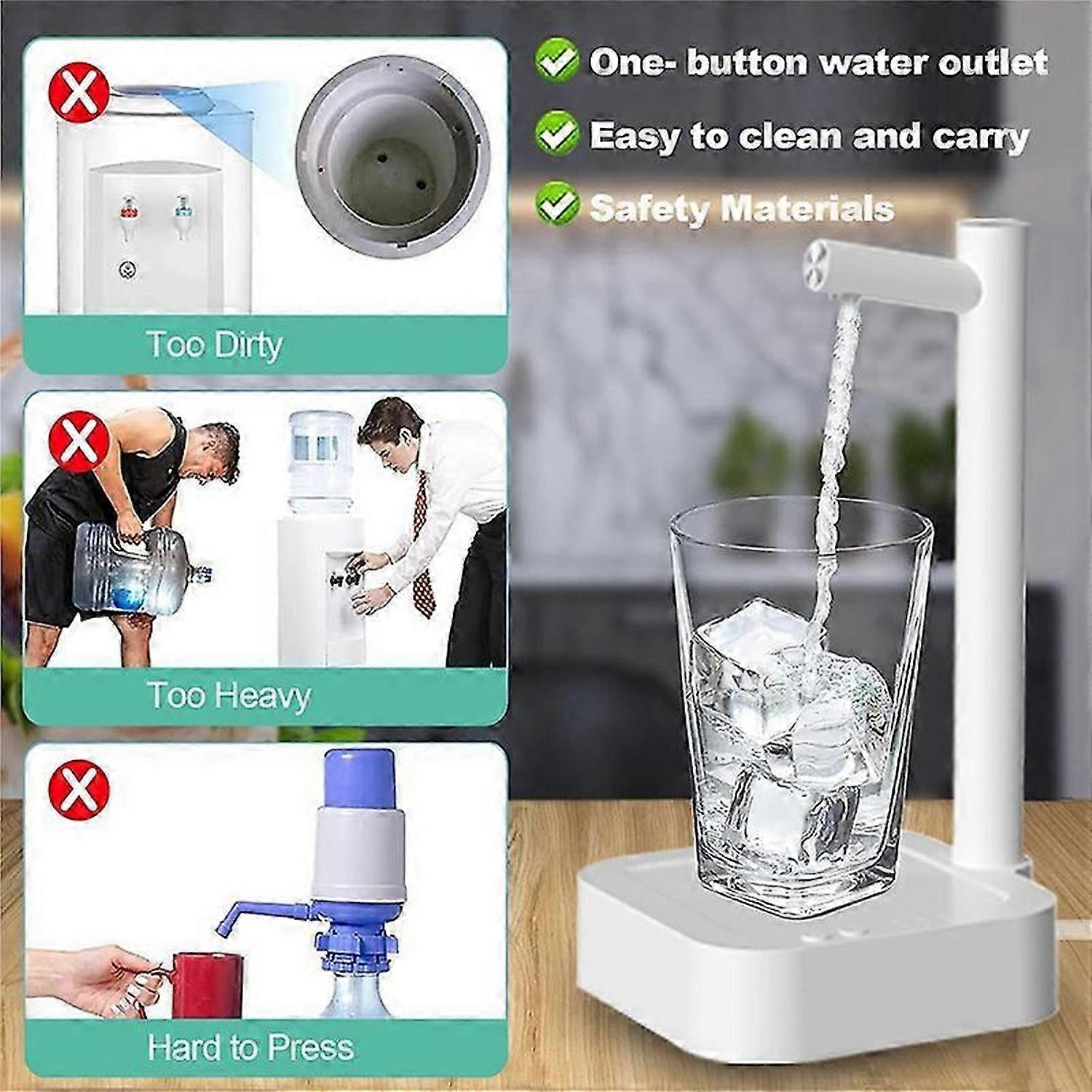 6 Levels Water Dispenser for 5 Gallon Bottle&Universal Bottles-B