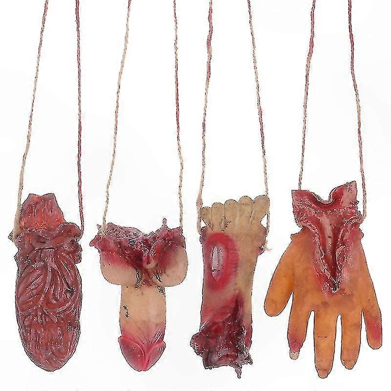 4-Pack Halloween Organ Decor Items