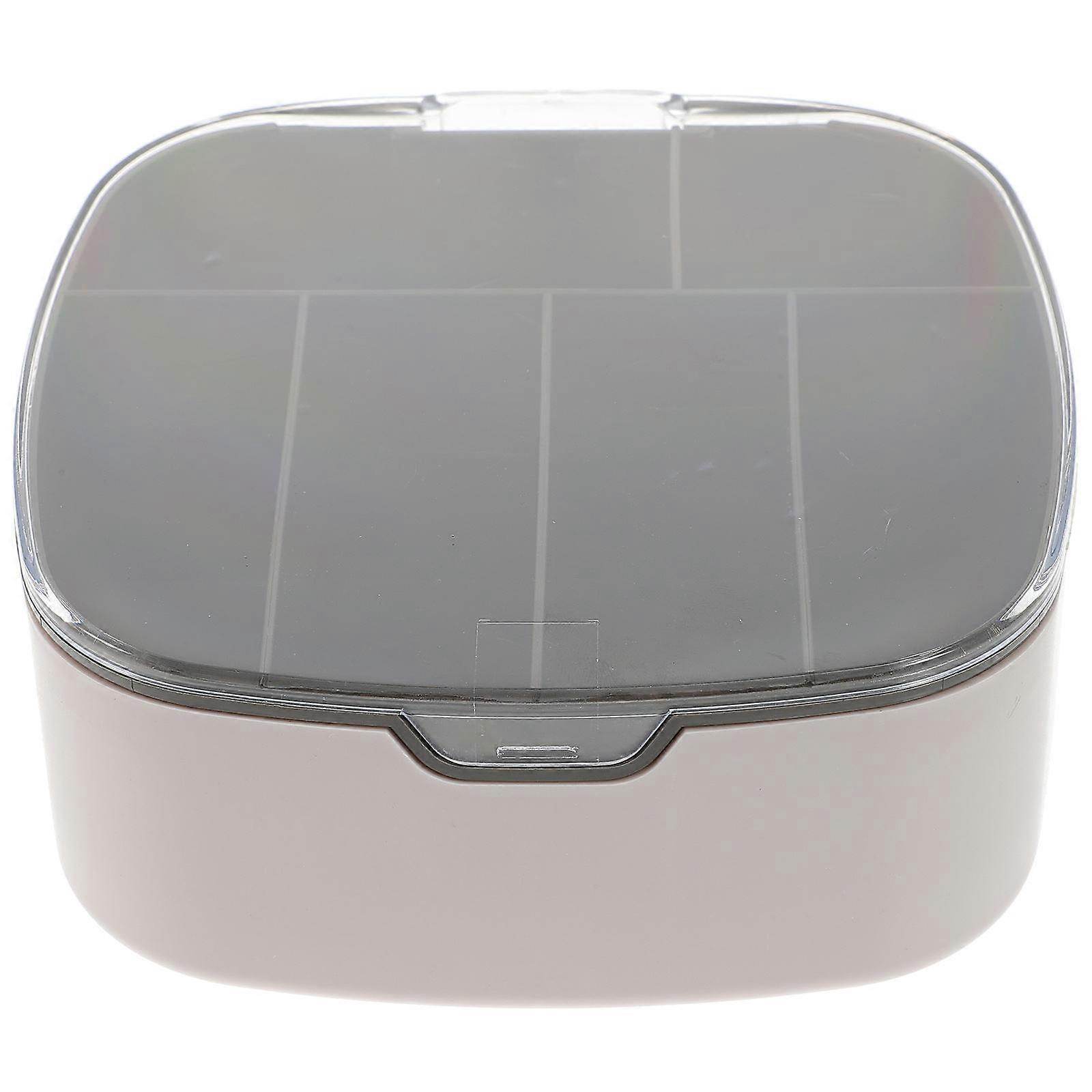 Cable Storage Case for Storage 3Pcs Digital Accessories Organizer Box Light Grey