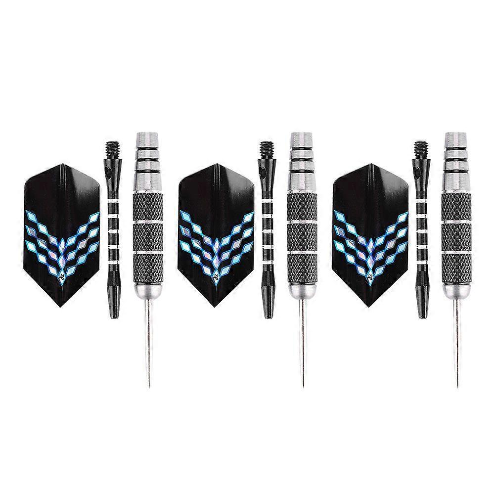 3pcs 155mm Steel Tip Target Throwing Darts Set With Printing Flights for Dartboard