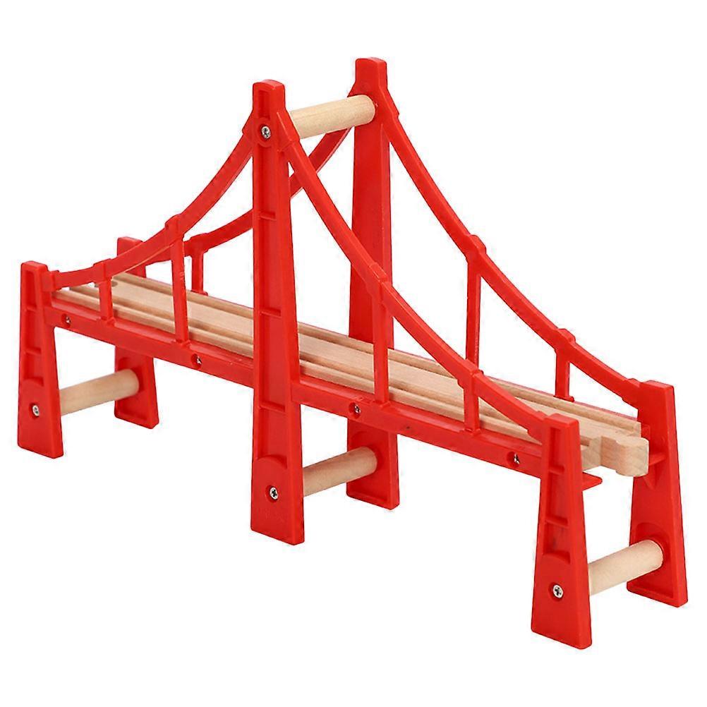 Toy Train Bridge Replacement Wooden Railway Bridge for Kids Playing 3Pcs