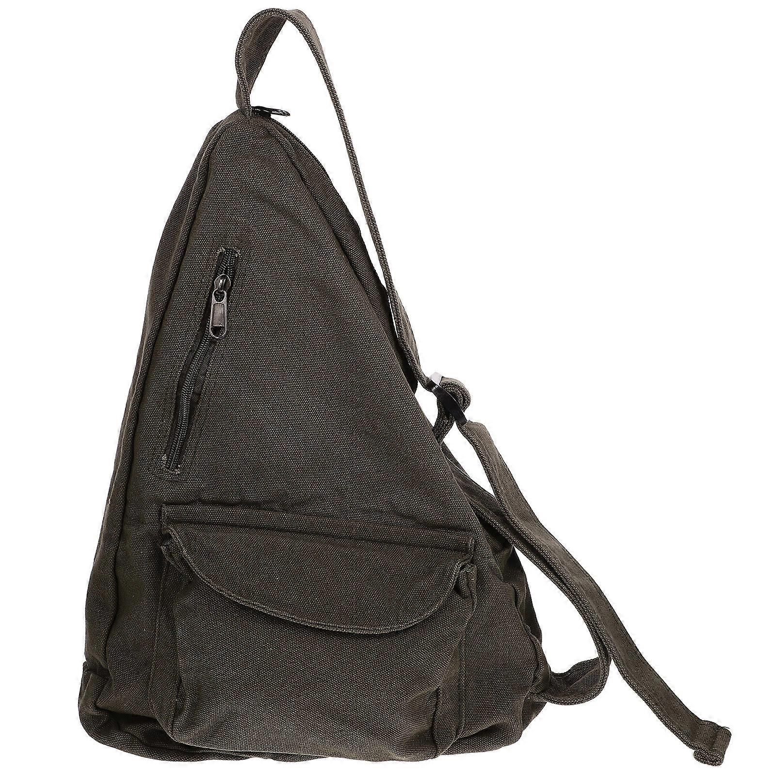 Portable Shoulder Bag Canvas Crossbody Bag for Storage Use