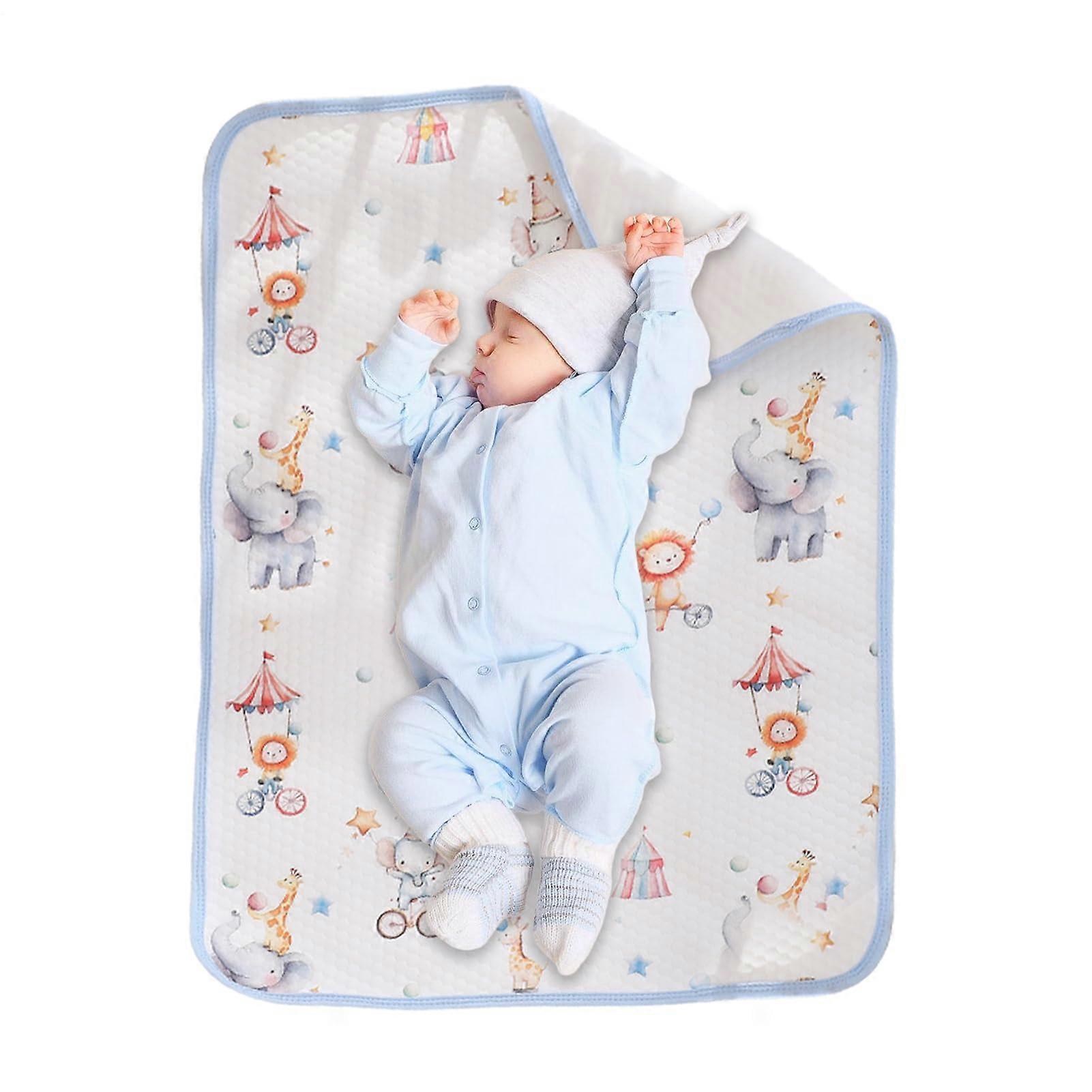 Waterproof Changing Pad Crib Mattress Soft Breathable Absorbent Pee Protection Sheet Travel Nursery Setup BB