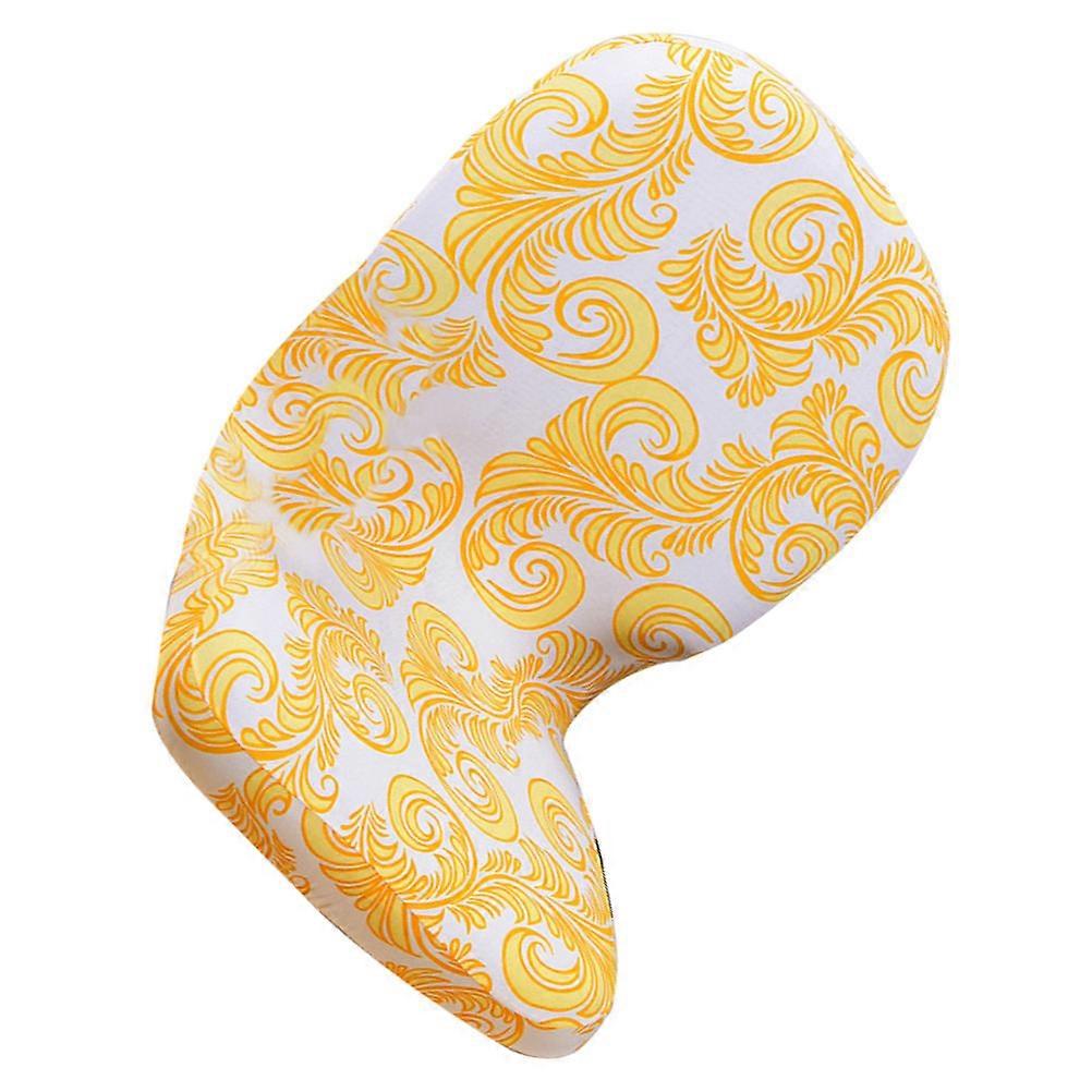 Stretch Computer Chair Slipcover For Rotating Armchair Adults Home Office Gold Color 1Pack