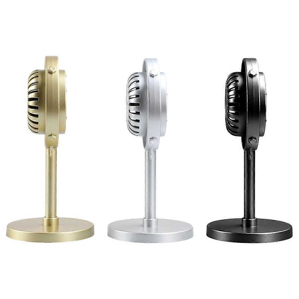 Retro Microphone Model Vintage Microphone for Decoration 6Pcs Set