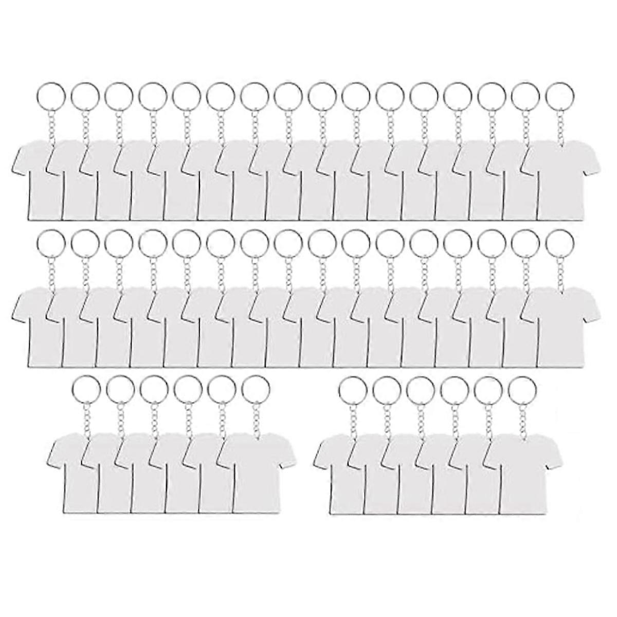 135PCS Sublimation Keychain Blanks Double Sided MDF