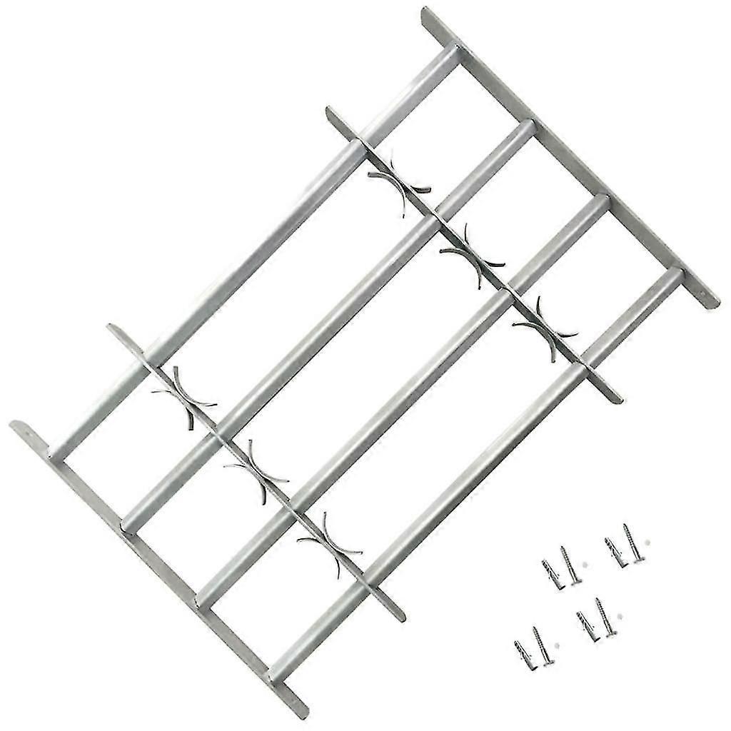 Adjustable Security Grille For Windows With 4 Crossbars 500-650 Mm