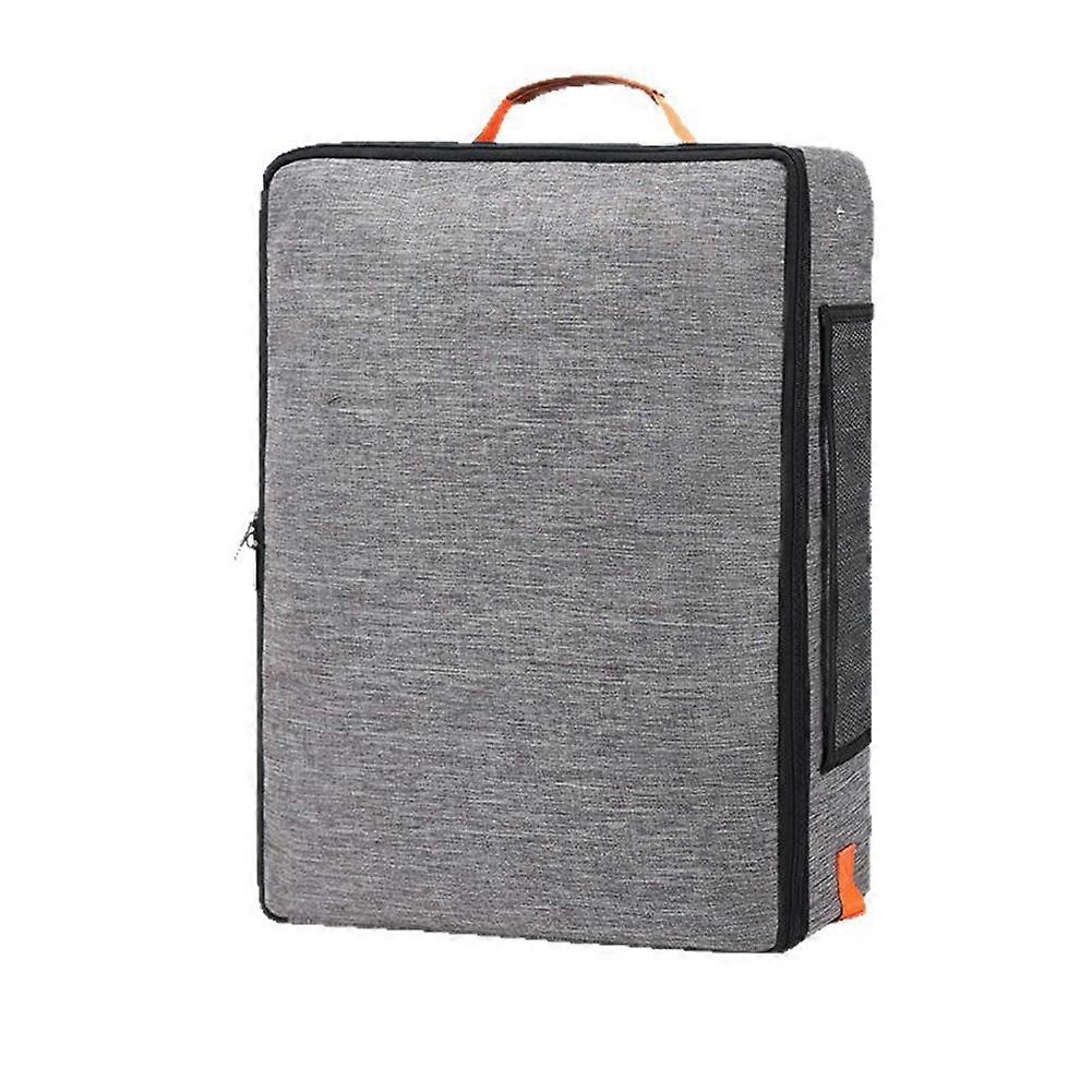 Foldable Cat Travel Litter Box with Lid Foldable Cat Litter Box with Zipper Lid Leak-Proof Foldable Cat Litter Box