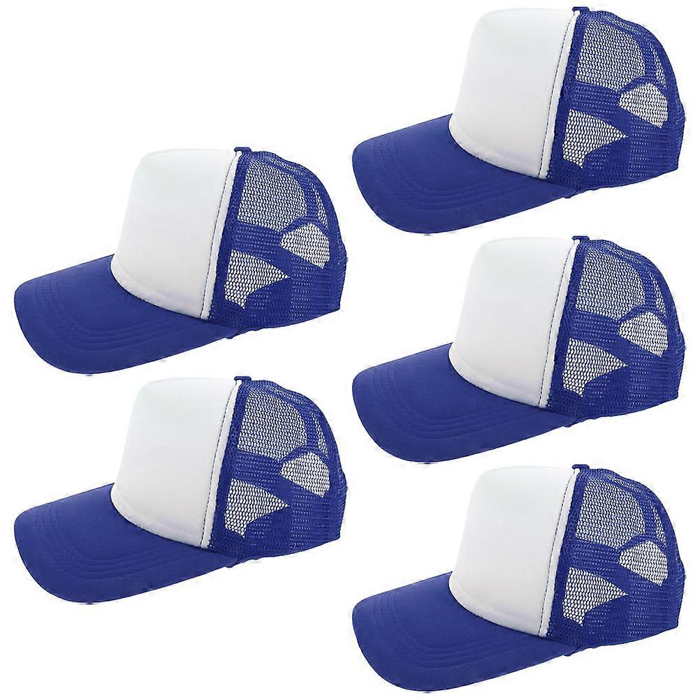Sublimation Hats Mesh Baseball Cap Blank for Daily Use 5Pcs Heat Transfer
