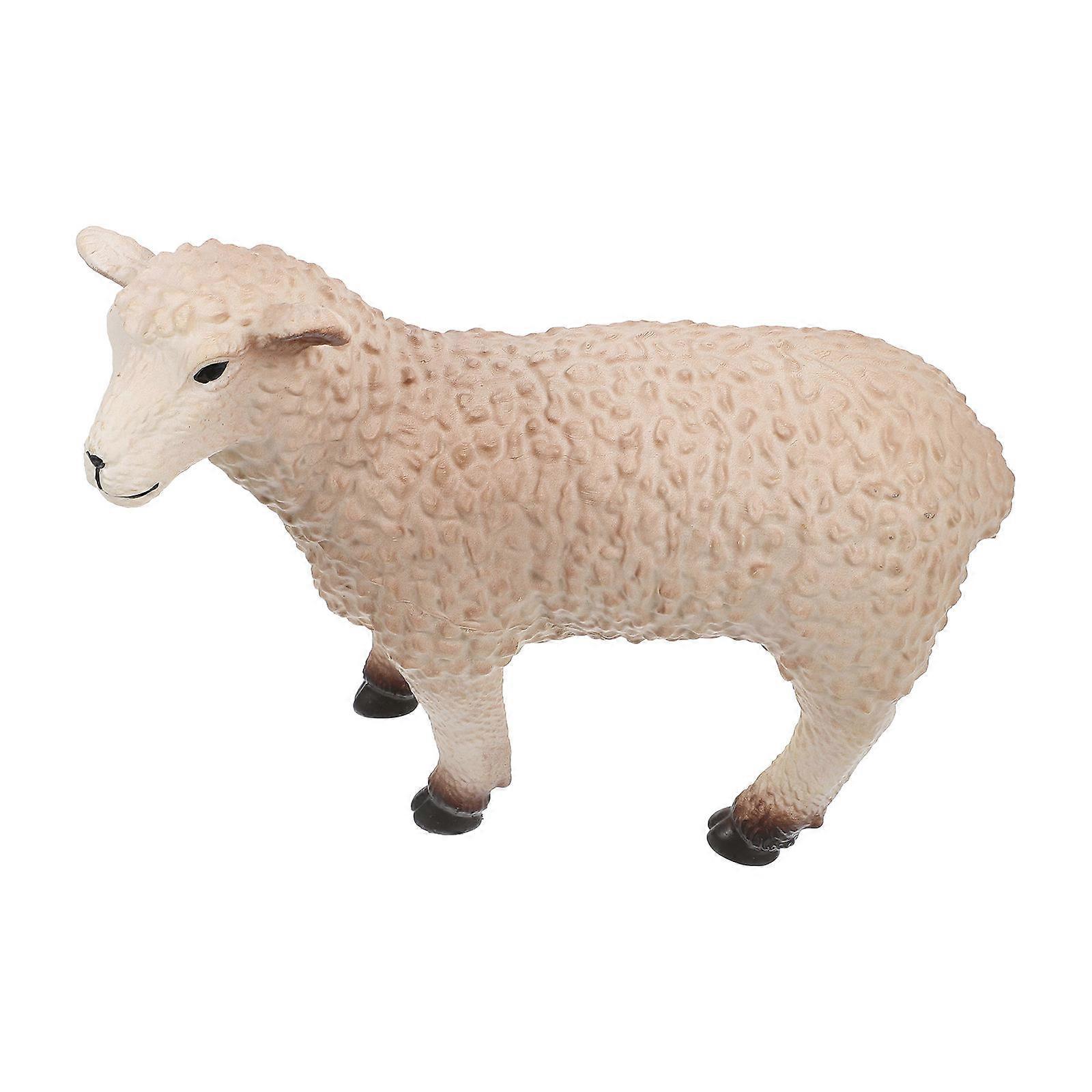 Small Goat Figurine Mini Goat Statue for Decoration 3Pcs Durable Material