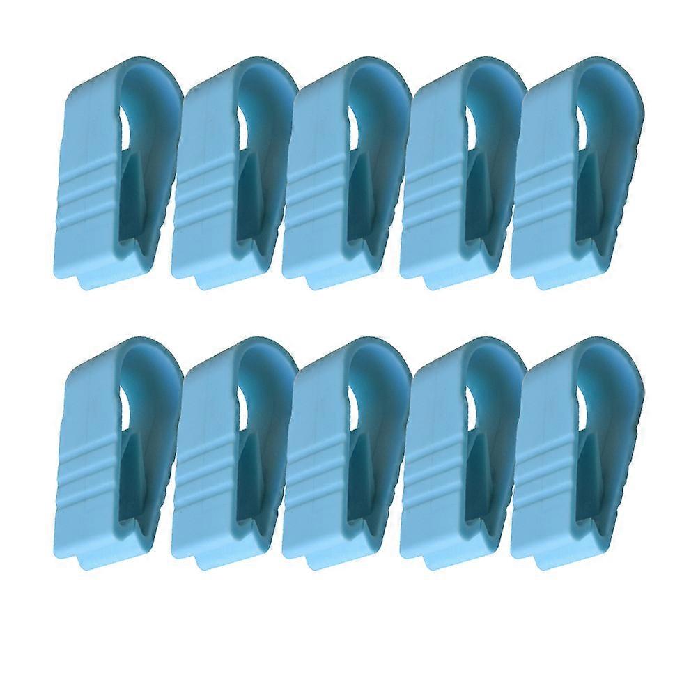 Fixed Buckle Quilt Cover for Bed Sheet Hold 30Pcs Blue Anti-Slip Clips