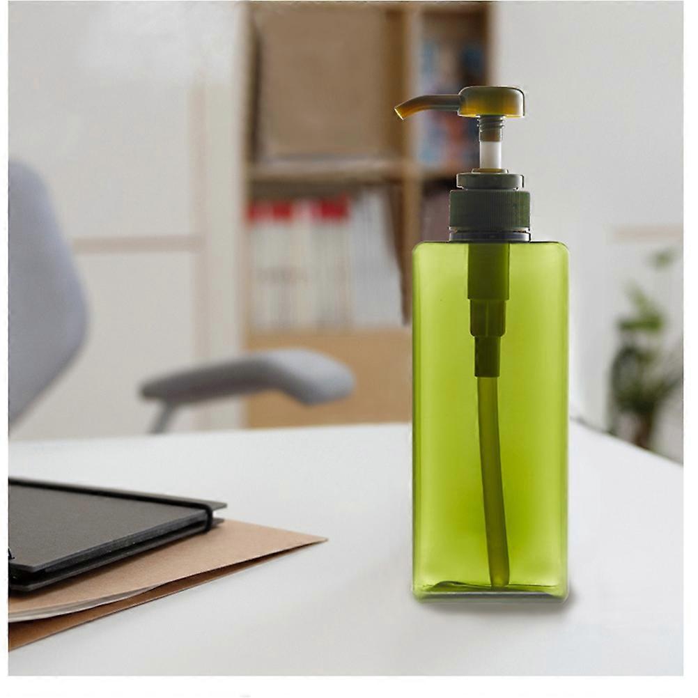 280ml Refillable Hand Wash Dispenser Square Bottles for Cosmetic Shampoo Liquid Soap Travel-Friendly 2Pcs