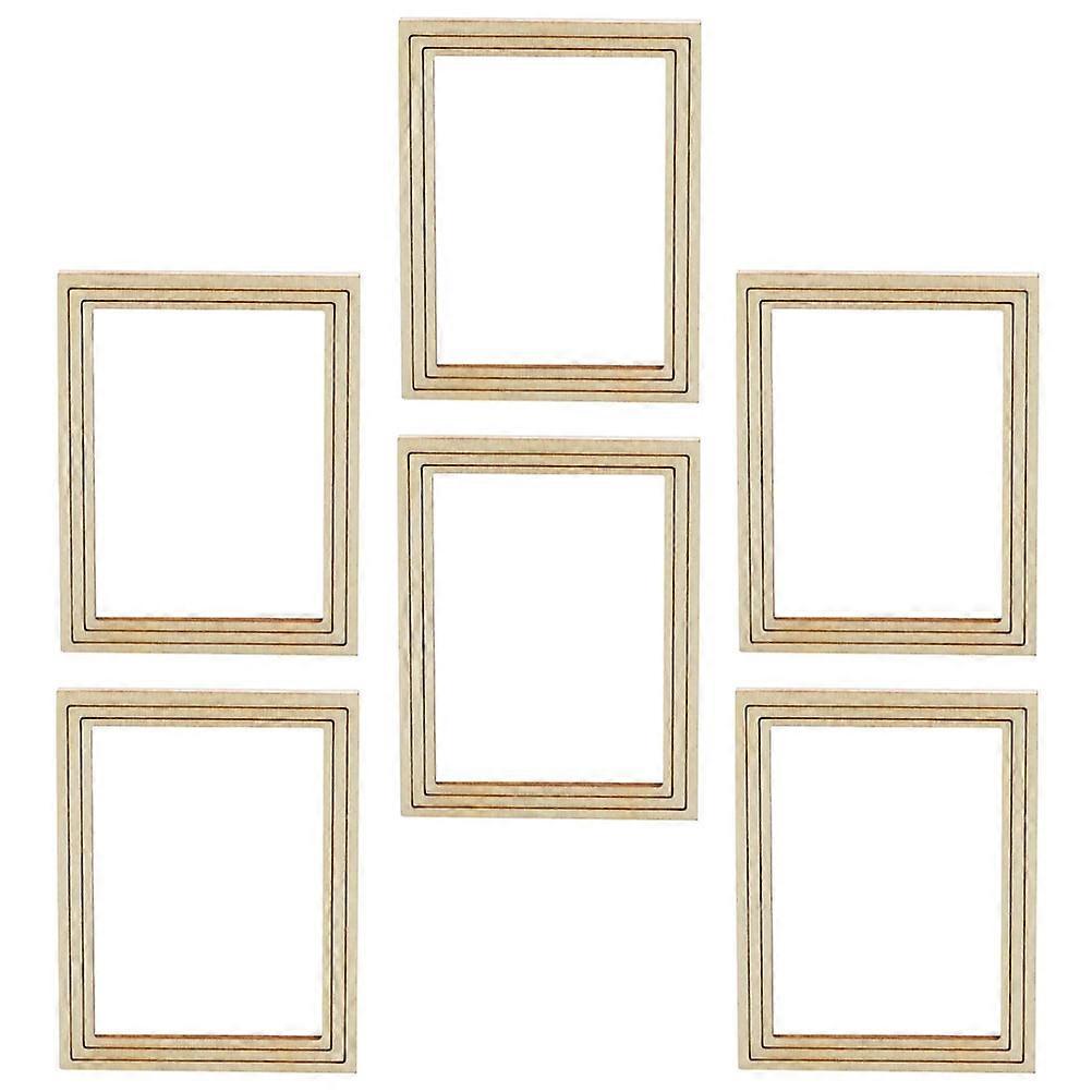 Doll House Photo Frame Model for Decor 24Pcs Vivid Micro Landscape Set